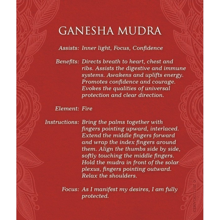 Mudras For Awakening The Five Elements Κάρτες Μαντείας